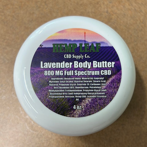 Lavender Body Butter (800MG)